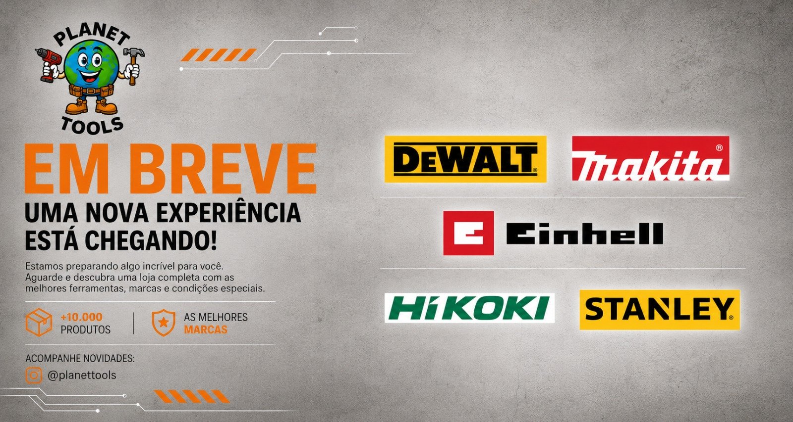 Planet Tools — Em Breve
